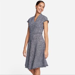 Beautiful tweed fit and flare Zinnia J. McLaughlin dress in size 4.